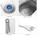 Portable Compact 1.34 Cu.ft Washing Machine product image