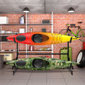 Heavy-Duty Freestanding Dual Storage Rack for Kayaks/Paddleboards product image