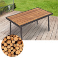 4-Piece Beige Cushioned Rattan Patio Set product image