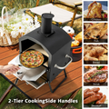 Outdoor Pizza Oven with Anti-Scalding Handles and Foldable Legs product image