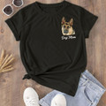 Women's 'Dog Mom' by Breed T-Shirt product image