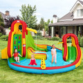 Inflatable Kids' Water Slide Park with Climbing Wall product image