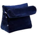 Plush Wedge Backrest Pillow with Neck Bolster product image