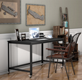 Wood Top Metal Frame Rolling Laptop Computer Desk  product image