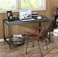 Wood Top Metal Frame Rolling Laptop Computer Desk  product image