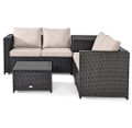 Rattan 4-Piece Outdoor Patio Furniture Set product image