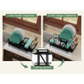 2-Tier Collapsible Dish Rack with Removable Drip Tray product image