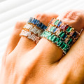 Baguette CZ Eternity Bands product image
