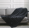 Soft Faux Fur Microplush Reversible Throw Blanket product image