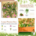 6-Foot Raised Garden Bed Planter Box with Trellis product image
