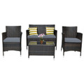 Rattan Outdoor Patio Furniture Set (4- or 8-Pieces) product image