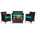 Rattan Outdoor Patio Furniture Set (4- or 8-Pieces) product image
