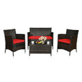 Rattan Outdoor Patio Furniture Set (4- or 8-Pieces) product image