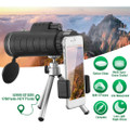 40x40 HD Optical Monocular Telescope with Phone Mount product image