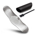 4-Piece Stainless Steel Garlic Press, Peeler, and Corn Cob Cutter Set product image