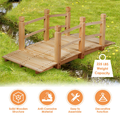 5-Foot Outdoor Wooden Garden Bridge product image