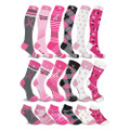 Breast Cancer Awareness Compression Socks (6-Pair) product image