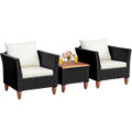 3-Piece Outdoor Patio Rattan Furniture Set product image