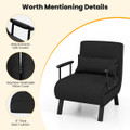 Folding 5-Position Convertible Sleeper Chair product image