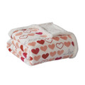 Heart-Themed Sherpa 50 x 60-Inch Throw Blanket product image