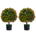 Artificial Boxwood Topiary Ball Tree (2-Pack) product image