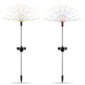 Solarek® 2-Piece Solar Powered Starburst Firework 120-LED Garden Path Lights product image