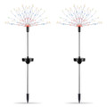 Solarek® 2-Piece Solar Powered Starburst Firework 120-LED Garden Path Lights product image