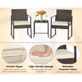 3-Piece Modern Heavy-Duty Patio Furniture Set with Coffee Table product image