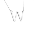 18K Gold-Plated Sideway Initial Necklace product image