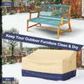 Goplus Patio 2-Seater Outdoor Sofa Cover product image