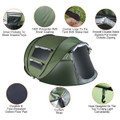 LakeForest® Automatic Pop-up Camping Tent product image