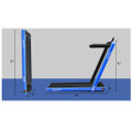 Superfit 2.25HP 2-in-1 Folding Treadmill with Bluetooth Speaker product image