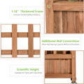 50-Inch Wood Planter Box with Trellis product image