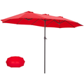 Outdoor 15' X 9' Double-sided Patio Umbrella product image