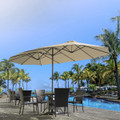 Outdoor 15' X 9' Double-sided Patio Umbrella product image