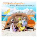 3- to 4-Person Easy Pop-up Beach Tent with UPF 50+ product image