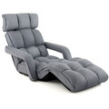 6-Position Adjustable Floor Chair with Adjustable Armrests & Footrest product image