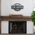 Personalized Family Name & House Number Sign product image