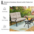 2-Piece Patio Loveseat & Table Furniture product image