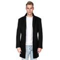 Men's Double- or Single-Breasted Peacoat Wool Blend Dress Jacket product image