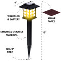 Zone Tech® Outdoor Bright Solar-powered Light (12-Pack) product image