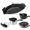 Clip-on Silicone Pot Strainer (2-Pack) product image