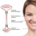 Rose Quartz or Jade Facial Roller & Guasha Tool by Seeboo® product image