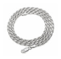 Solid 925 Sterling Silver 2.5mm Italy Diamond-Cut Rope Chain product image
