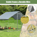 Large Metal Walk-in Chicken Coop product image