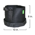 Raised Garden Bed Eco-Friendly Fabric Planter Bag with Saucer product image