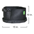 Raised Garden Bed Eco-Friendly Fabric Planter Bag with Saucer product image