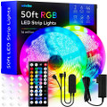  50-Foot RGB LED Strip Lights with 44-Key Remote (1- or 2-Pack) product image