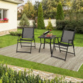 Goplus Heavy-Duty Folding Patio Chairs (Set of 2) product image