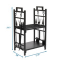 2-Tier Firewood Holder with 4 Tools product image
